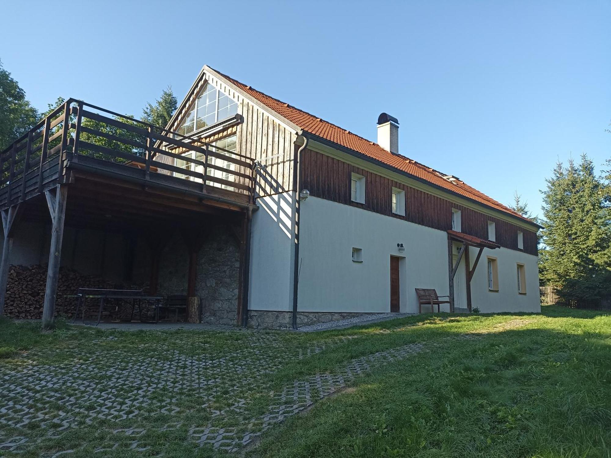 Chalupa V Ceskem Lese Bela nad Radbuzou Exterior foto